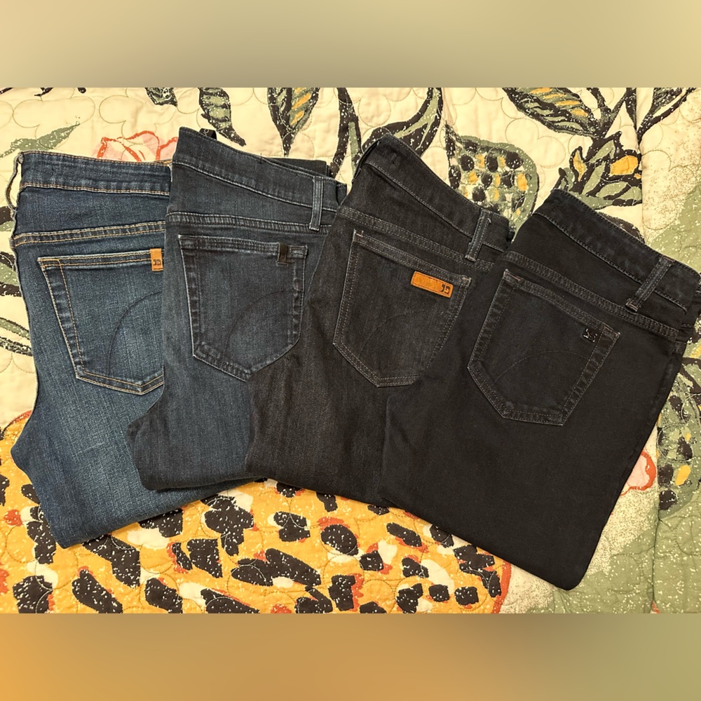 4 pairs of Joe's Jeans skinny jeans